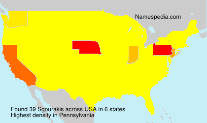 Surname Sgourakis in USA Surname Sgourakis in USA