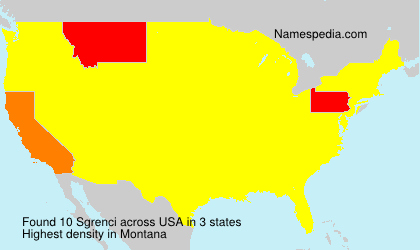 Surname Sgrenci in USA Surname Sgrenci in USA