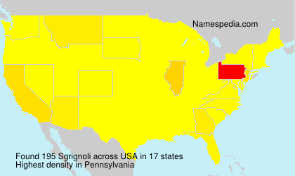 Surname Sgrignoli in USA Surname Sgrignoli in USA
