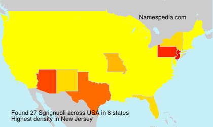 Surname Sgrignuoli in USA Surname Sgrignuoli in USA