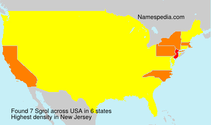 Surname Sgrol in USA Surname Sgrol in USA