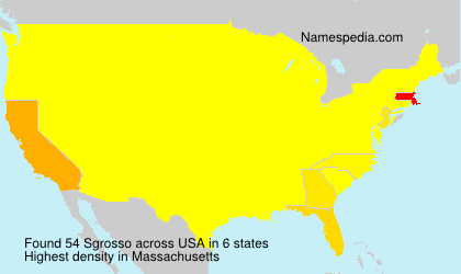 Surname Sgrosso in USA Surname Sgrosso in USA