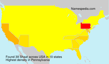Surname Shaat in USA Surname Shaat in USA