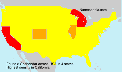 Surname Shabandar in USA Surname Shabandar in USA