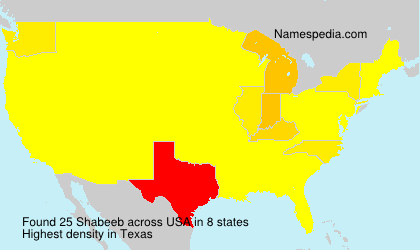 Surname Shabeeb in USA Surname Shabeeb in USA