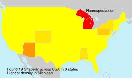 Surname Shaberly in USA Surname Shaberly in USA