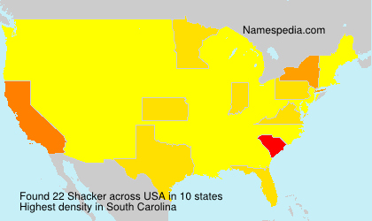 Surname Shacker in USA Surname Shacker in USA