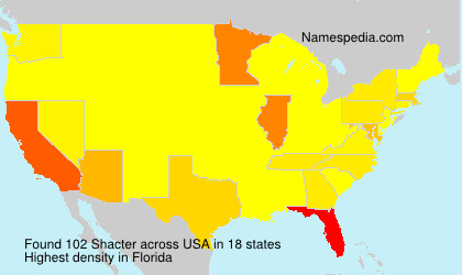 Surname Shacter in USA Surname Shacter in USA