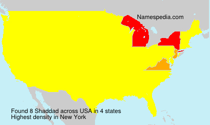 Surname Shaddad in USA Surname Shaddad in USA