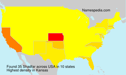 Surname Shadfar in USA Surname Shadfar in USA