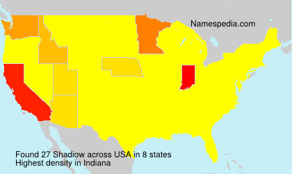 Surname Shadiow in USA Surname Shadiow in USA