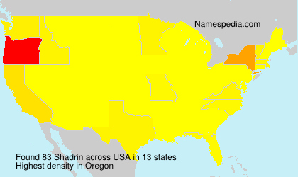 Surname Shadrin in USA Surname Shadrin in USA