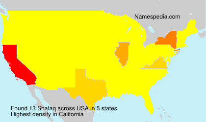 Surname Shafaq in USA Surname Shafaq in USA