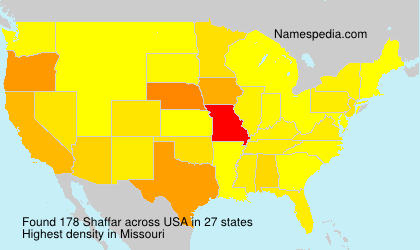 Surname Shaffar in USA Surname Shaffar in USA