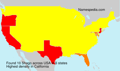 Surname Shago in USA Surname Shago in USA