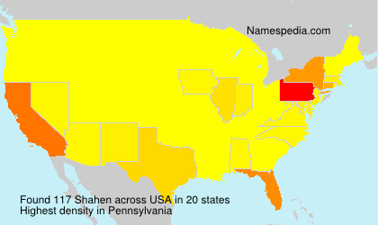 Surname Shahen in USA Surname Shahen in USA