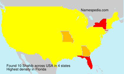 Surname Shahib in USA Surname Shahib in USA