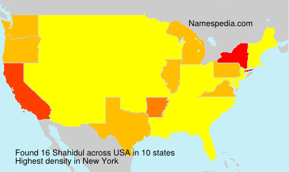 Surname Shahidul in USA Surname Shahidul in USA