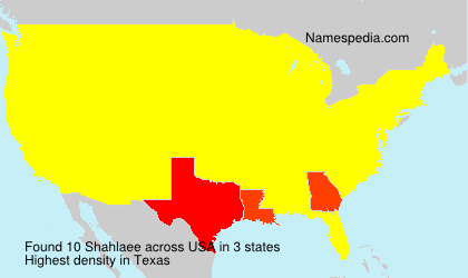 Surname Shahlaee in USA Surname Shahlaee in USA