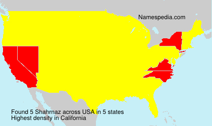 Surname Shahrnaz in USA Surname Shahrnaz in USA