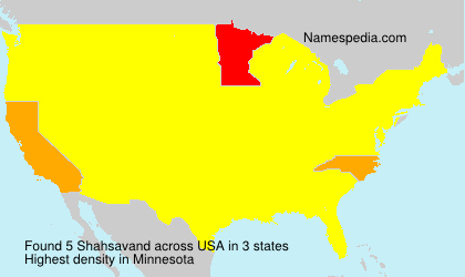 Surname Shahsavand in USA Surname Shahsavand in USA