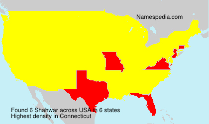 Surname Shahwar in USA Surname Shahwar in USA