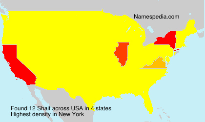 Surname Shaif in USA Surname Shaif in USA