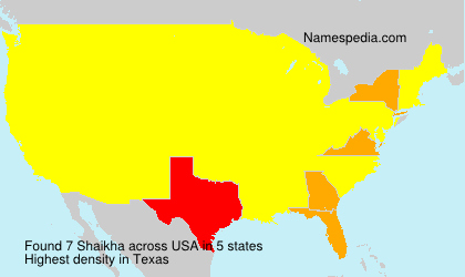 Surname Shaikha in USA Surname Shaikha in USA