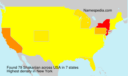 Surname Shakarjian in USA Surname Shakarjian in USA