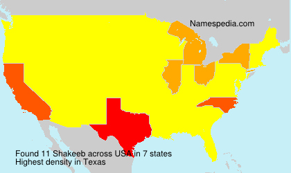 Surname Shakeeb in USA Surname Shakeeb in USA