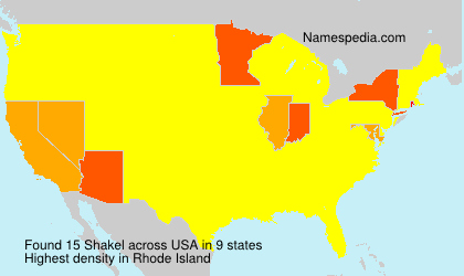 Surname Shakel in USA Surname Shakel in USA