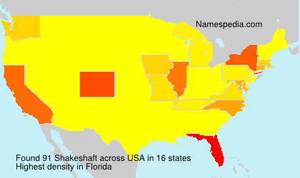 Surname Shakeshaft in USA Surname Shakeshaft in USA