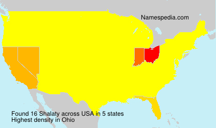 Surname Shalaty in USA Surname Shalaty in USA