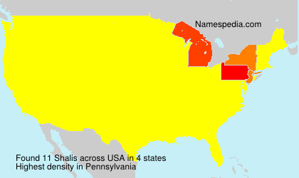 Surname Shalis in USA Surname Shalis in USA