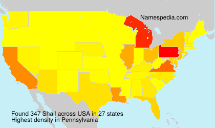 Surname Shall in USA Surname Shall in USA