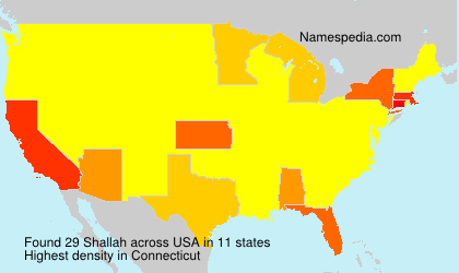 Surname Shallah in USA Surname Shallah in USA