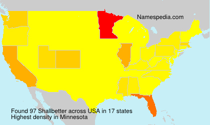 Surname Shallbetter in USA Surname Shallbetter in USA