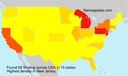 Surname Shallop in USA Surname Shallop in USA