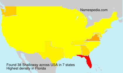 Surname Shalloway in USA Surname Shalloway in USA