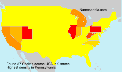 Surname Shalvis in USA Surname Shalvis in USA