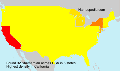 Surname Shamamian in USA Surname Shamamian in USA