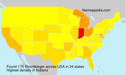 Surname Shambarger in USA Surname Shambarger in USA