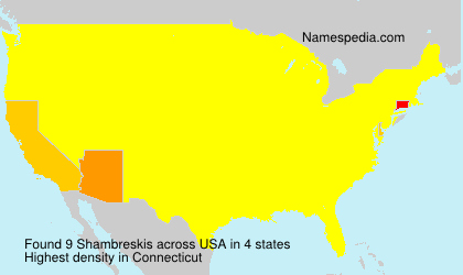 Surname Shambreskis in USA Surname Shambreskis in USA