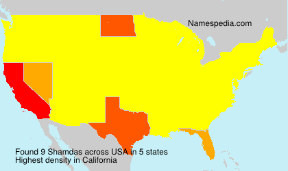 Surname Shamdas in USA Surname Shamdas in USA