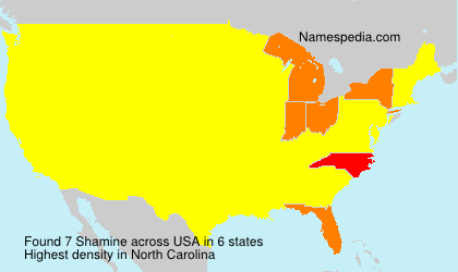Surname Shamine in USA Surname Shamine in USA