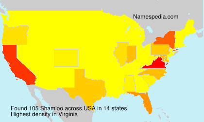 Surname Shamloo in USA Surname Shamloo in USA