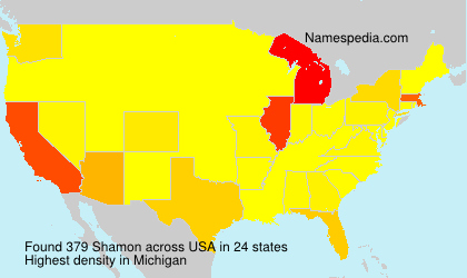 Surname Shamon in USA Surname Shamon in USA