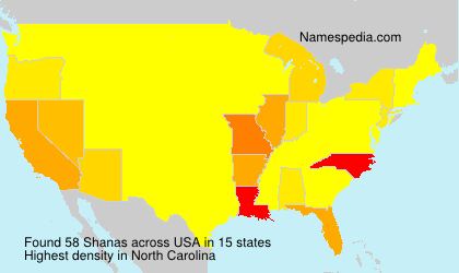 Surname Shanas in USA Surname Shanas in USA