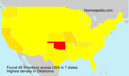 Surname Shanbour in USA Surname Shanbour in USA