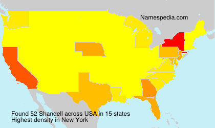 Surname Shandell in USA Surname Shandell in USA